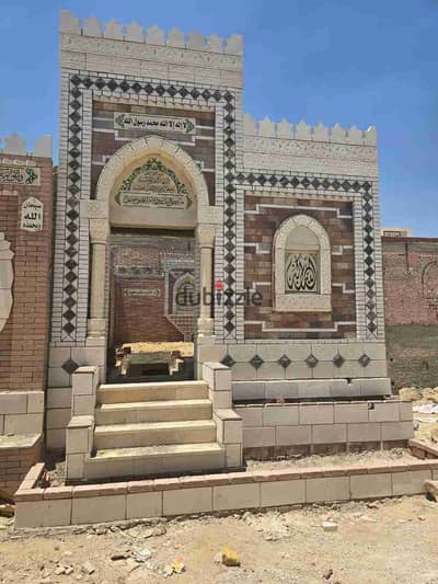 Grave for sale with an area of 40 meters, graves of Giza, 6 October, first Al-Wahat road after Nawal University, behind Osman apartments, fully licensed construction and finishing, immediate delivery, inspection is free