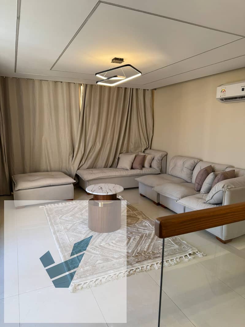4 Bedrooms 250 sq.M Apartment for rent 100,000 EGP in AZAD Compound, 5th Settlement