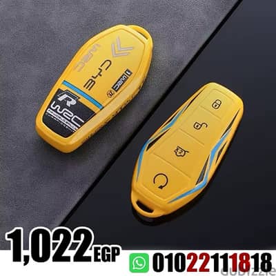 BYD EV remote cover Yellow Formula style
