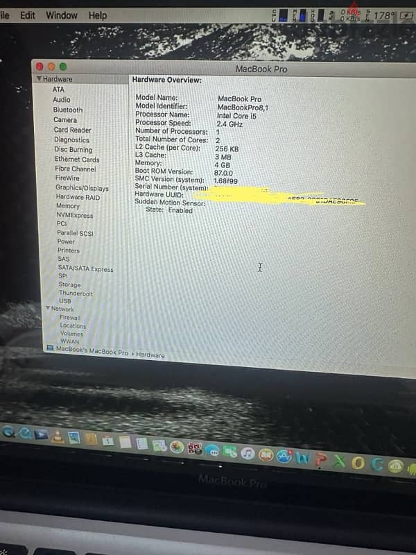 MacBook pro 2011 4