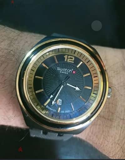 ساعة رجالى swatch كالجديدة