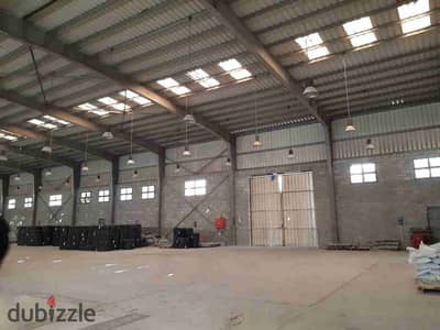 مصنع للإيجار للإنشطه المتعددة بلاستيك ملابس معادن هندسي غزل ونسيج كرتون ٦٠٠٠ متر كهرباء نصف ميجا
