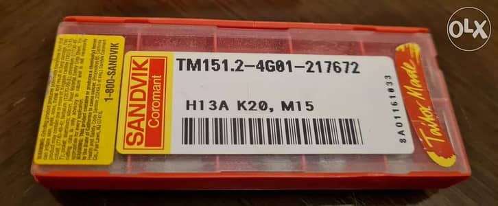 Sandvik TM151.2-4G01-217672 Carbide Cut Off Inserts