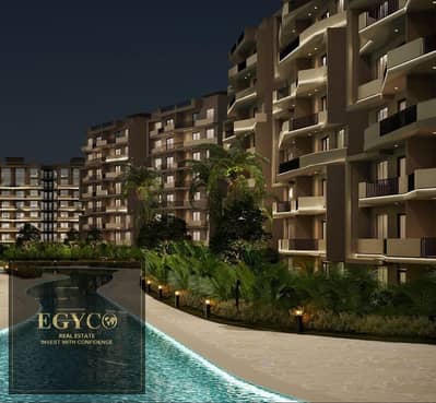شقه للبيع 3 غرف متشطب بخصم 48% بPrivate pool باقل سعر متر في العاصمه الادارية وبالتقسيط علي 12 سنين دقايق من الداون تاون ومسجد مصر
