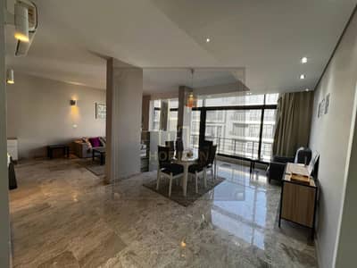 Semi furnished apartment 200m sale Compound The Waterway 5th Settlement New Cairo