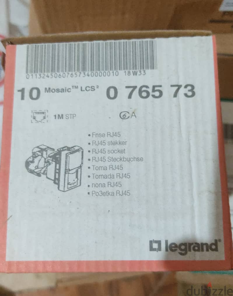 Legrand cat6A module 3