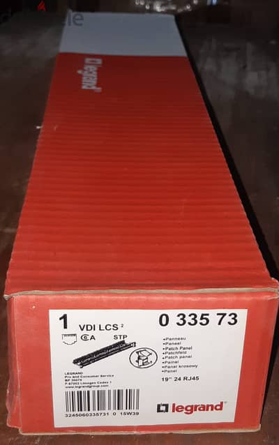 Legrand Cat6A Patch Pabel