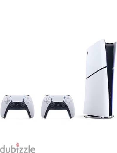 PS5 Slim Digital Version + 3 Controllers