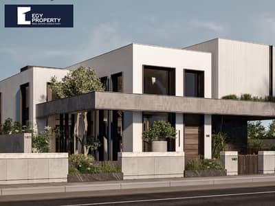 Villa for sale, 4 Bedrooms with Maid's room Landscape view in Stei8ght - New Cairo
