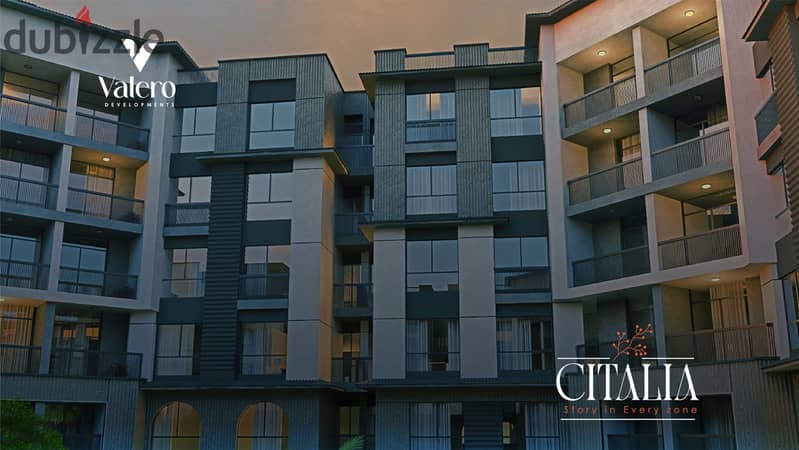 شقة 125م بجاردن خاصة 46م في كمبوند CITALIA بالعبور الجديدة – تقسيط حتى 7 سنوات