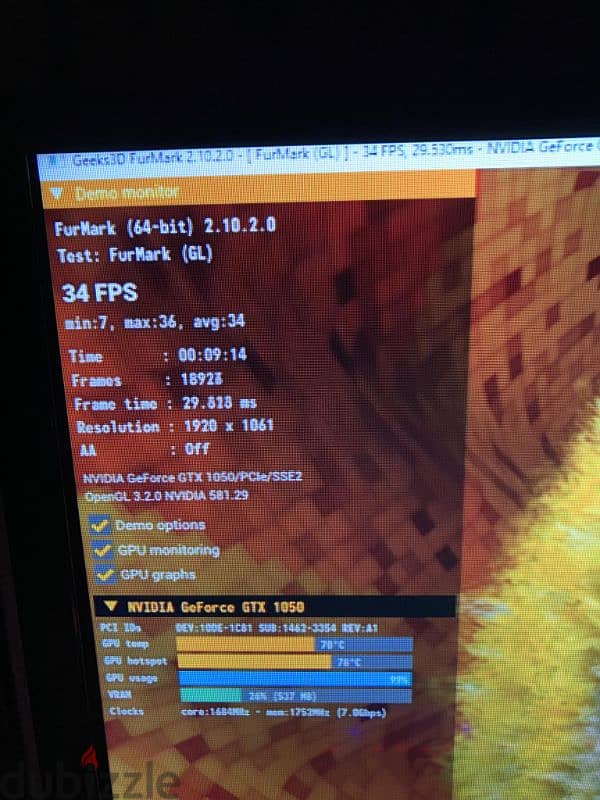 1050 gaming x  2g 2