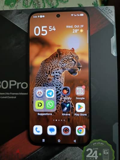 INFINIX GT 30 PRO   ١٢  جيجا رام    مساحة  ٥١٢