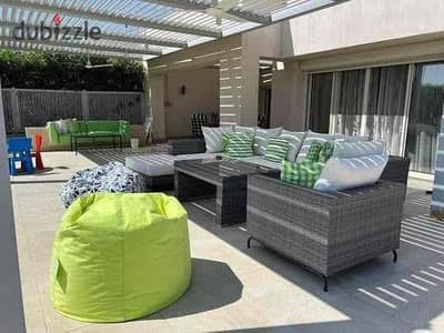 بسعر لقطة شاليه جونيور ارضي 175 متر  للبيع في هاسيندا باي - الساحل الشمالي متشطب استلام فوري برايم لوكيشن