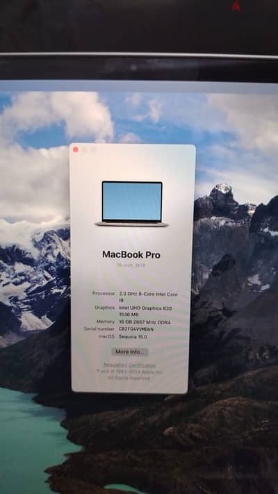 ماك بوك برو -  mac book pro 2019