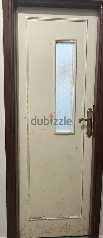 باب مطبخ خشب