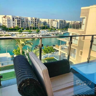 For sale Challet 3 bedrooms in marassi marina direct view on the canal Sidi Abdelrahman north coast