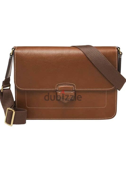 new Fossil leather bag for him with tag 2