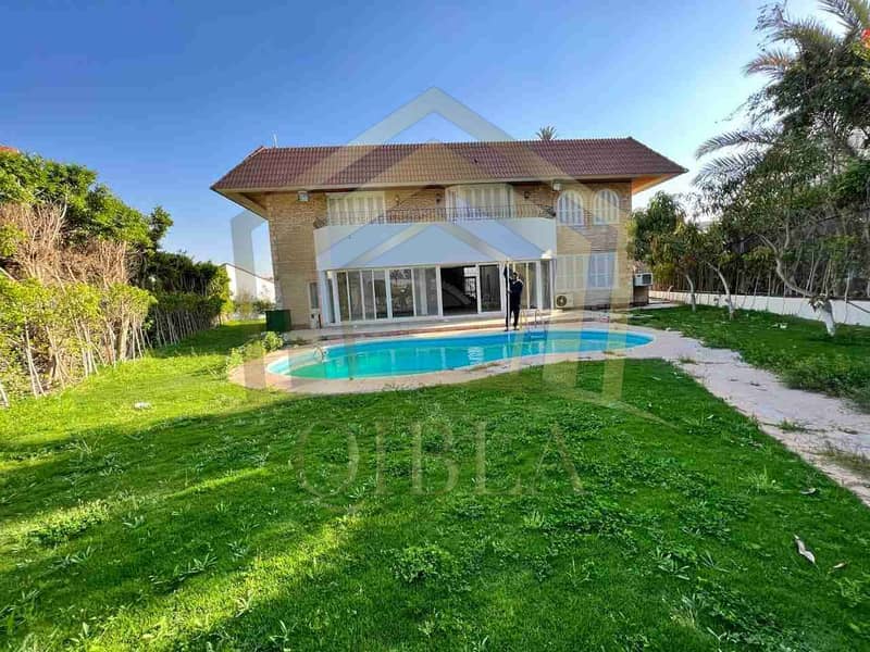 7 Bedrooms 1,600 sq.M Villa for rent 220,000 EGP in الربوة، الشيخ زايد