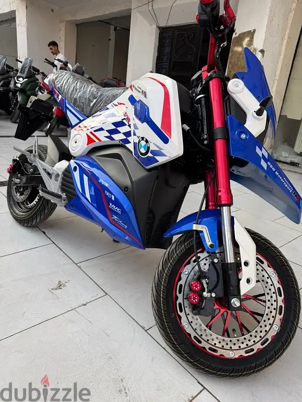 Bmw electric scooter 2000 watt بي ام سكوتر كهربا ٢٠٠٠ واات جديد