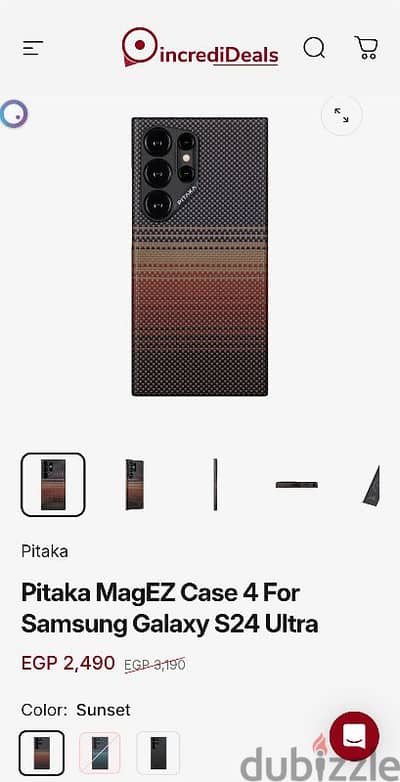 Case Pitaka for Samsung galaxy S24 ultra