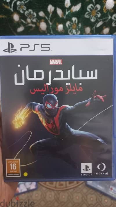 لعبه سبايدرمان ماليز اصدار بلاستيشن 5 عريبي بي ٩٥٠٠و افنجيز بعربي 650