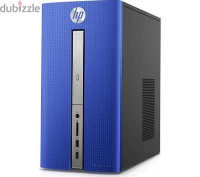 HP Pavilion 570-p017na Desktop PC - Blue(قابل لي التناقش)