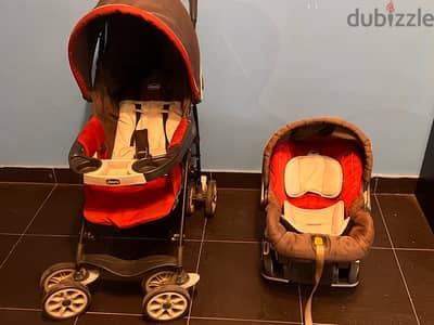 baby stroller and baby car seat