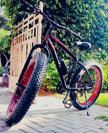 bicicleta-de-neumáticos-gruesos-o-bicicleta-de-montaña
