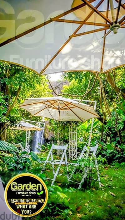 أفضل مظله كانتليفر قطر4متر. . بضمان 10سنين من Garden Furniture فقط