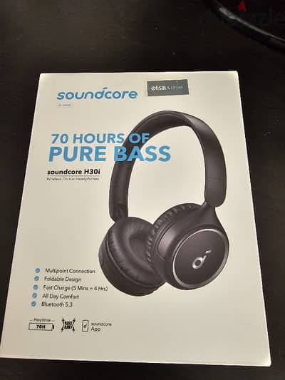 Soundcore H30i Wireless On-Ear Headphones