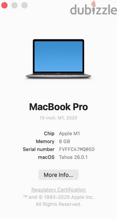 MacBook Pro M1 - 13 inch - 2020