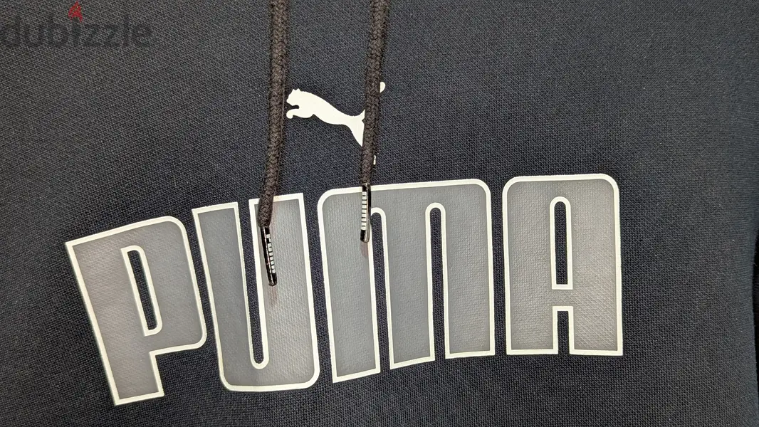 Hoodie Puma original con código de barras, talla para 80 kg