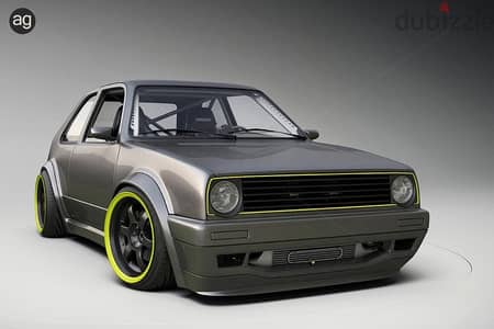 سبويلر جولف ١ - ماركة Kamei  لم يستخدم وبالكرتونه والوصلات Golf mk1