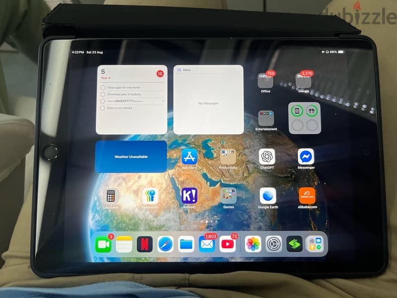 Ipad 9th gen black 64gb zero scratch 1