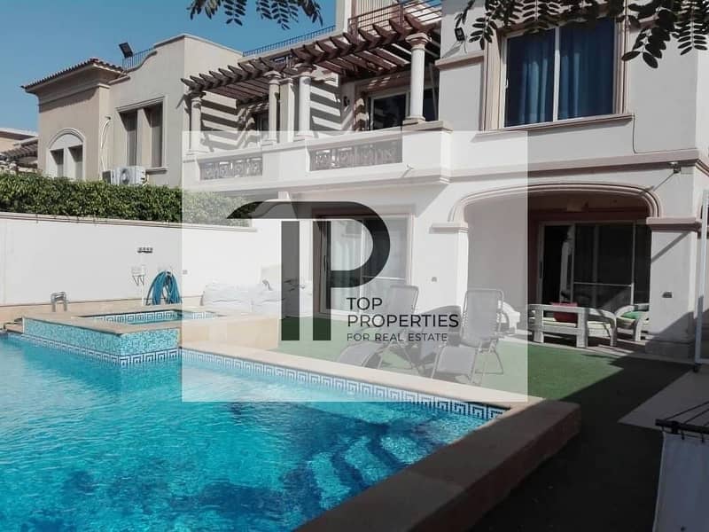3 Bedrooms 400 sq.M Townhouse for sale 25,000,000 EGP in Meadows Park Compound, Sheikh Zayed