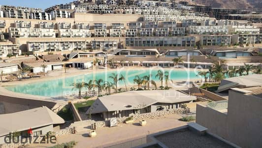 شالية 92 متر متشطب بالكامل صف تاني للبيع فى المونت جلالة العين السخنة يطل على البحر رائع وبأفضل سعر !!!