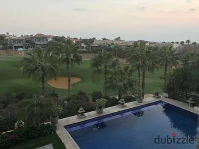 First Row - Golf view Luxurious villa for rent in Katameya Dunes New Cairo  - Fully furnished -Private swimming pool & Jacuzzi