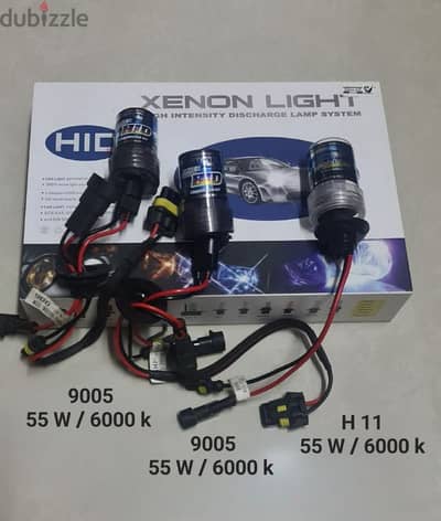 لمبات ليد زينون 9005 و H 11 جداد ماركة HID اضائة قوية جدا