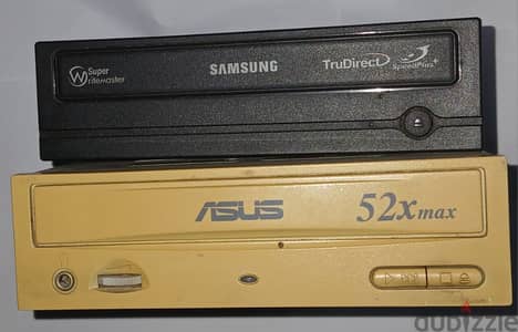 سامسونج DVD WR وASUS CDروم بحاله ممتازه للبيع بسعر مغري