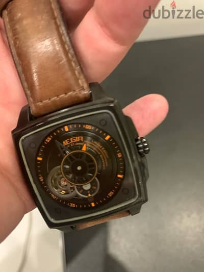 ساعه ميجر اوتوماتيك ليميتد ايديشن رجالي نادرهMegir Automatic men watch
