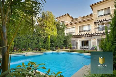 Villa for sale in installments in State Landmark Compound STEI8HT LAND MARK in front of Al Rehab (LMD)