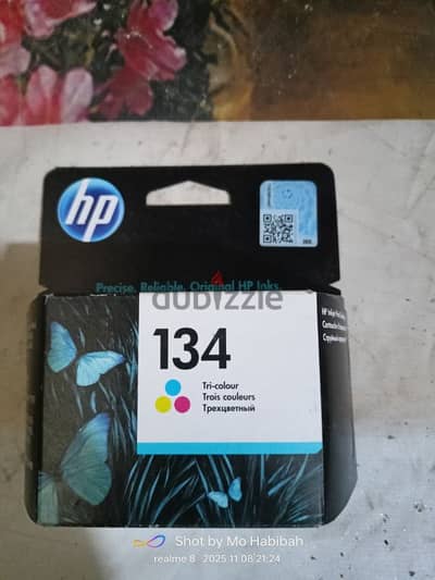 ink hp color 134 original