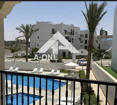 2-bedroom chalet in Greek, Marassi, 139 sq m, sea view, fully furnished, lowest price in the market, Marassi North Coast, Sidi Abdel Rahman