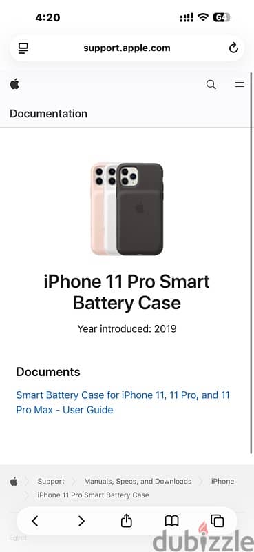 Smart Battery Case for iPhone 11 Pro Original 11