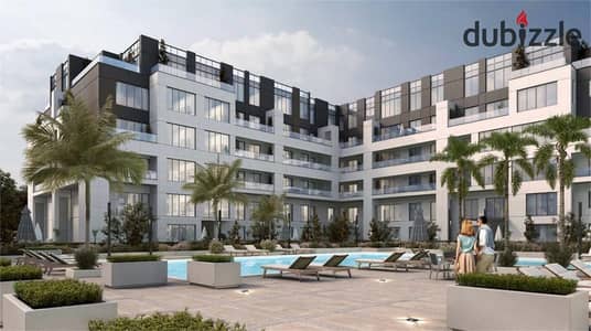 Apartment with high-end finishing and air conditioning + Garden - prime location next to ZED Towers & El Rabwa