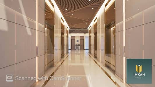 مكتب 40م دور 22 واجهه كاملة للبرج الايقوني في تاج تاور 2 العاصمه الادارية TAJ TOWER