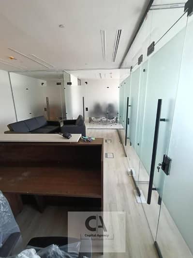 Furnished office for rent, 148 sq m, in a prestigious mall, U-Venus, Fifth Settlement.