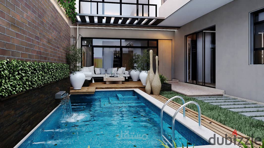 3 Bedrooms 268 sq.M Twinhouse for sale 12,800,000 EGP in Montania Compound, Sheikh Zayed