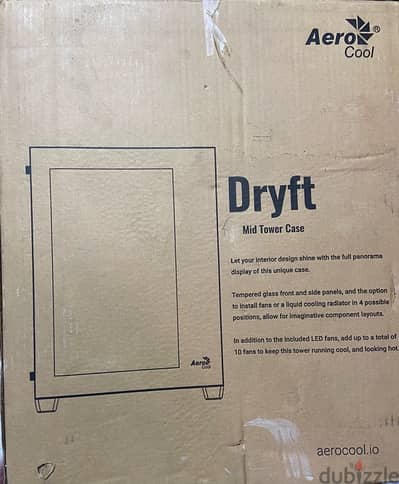CASE-Aerocool-Dryft(6FANS- 2X144X120mm ARGB)