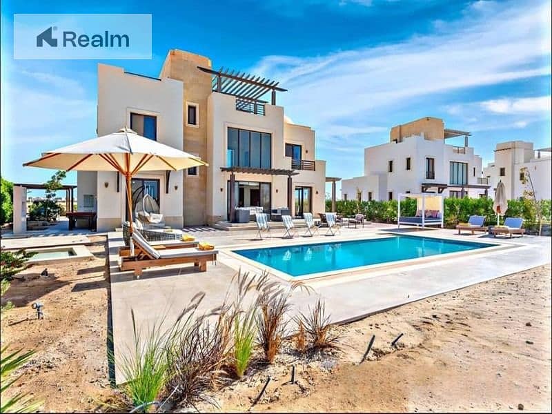 Ready to move fully finished duplex in AlGouna very prime location ...